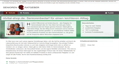 Desktop Screenshot of ntvital-shop.de